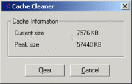 Cache Cleaner screenshot